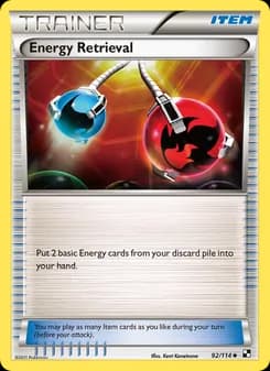 Energy Retrieval — Black & White — Uncommon