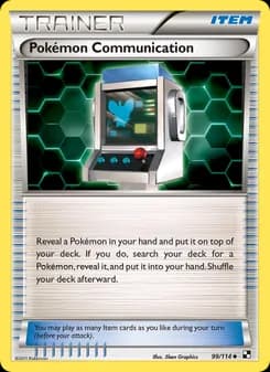 Pokémon Communication — Black & White — Uncommon