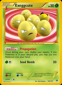 Exeggcute — Plasma Blast — Secret Rare