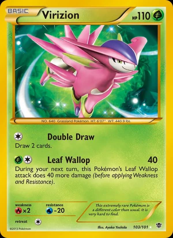 Virizion — Plasma Blast, Secret Rare
