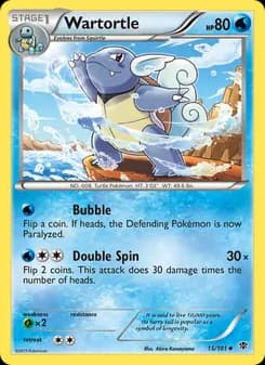 Wartortle — Plasma Blast — Uncommon
