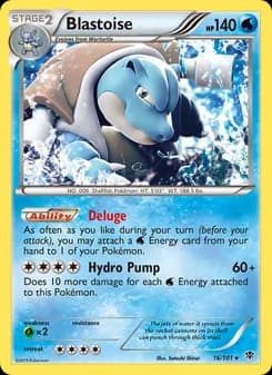 Blastoise — Plasma Blast — Rare