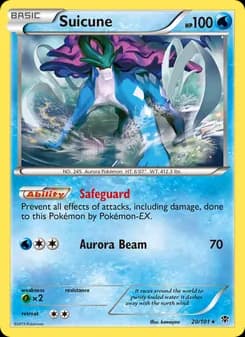 Suicune — Plasma Blast — Rare