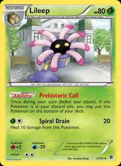 Lileep — Plasma Blast — Uncommon