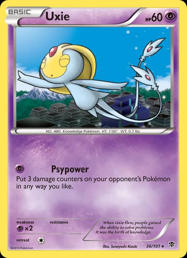 Uxie — Plasma Blast, Rare