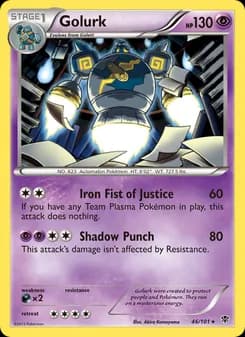 Golurk — Plasma Blast — Rare