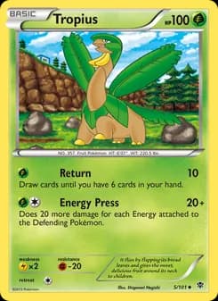 Tropius — Plasma Blast — Uncommon