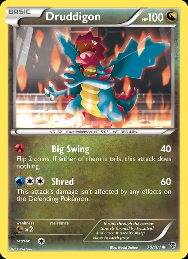 Druddigon — Plasma Blast, Common