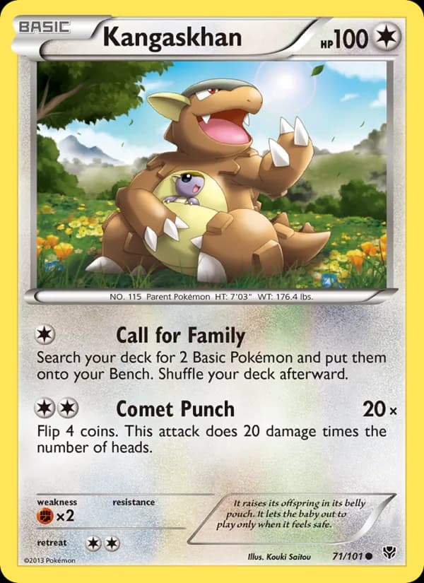 Kangaskhan — Plasma Blast, Common
