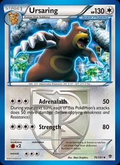 Ursaring — Plasma Blast — Uncommon