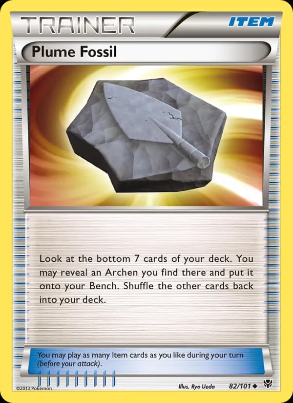 Plume Fossil — Plasma Blast, Uncommon