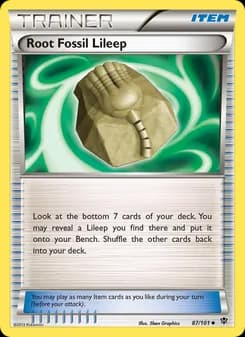 Root Fossil Lileep — Plasma Blast — Uncommon