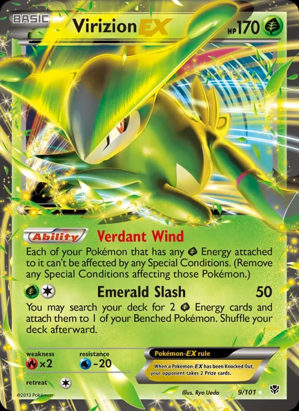 Virizion-EX — Plasma Blast, Rare