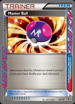 Master Ball — Plasma Blast — Rare
