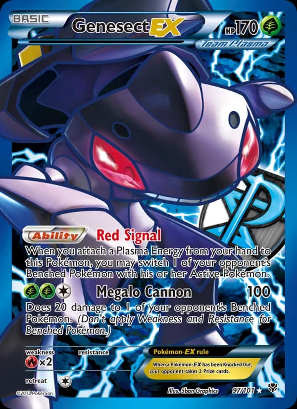 Genesect-EX — Plasma Blast, Ultra Rare