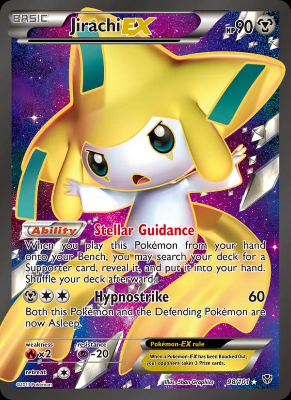 Jirachi-EX — Plasma Blast, Ultra Rare