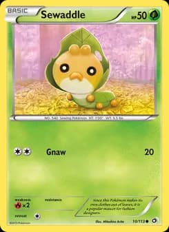 Sewaddle — Legendary Treasures — Common