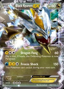 Black Kyurem-EX — Legendary Treasures — Rare