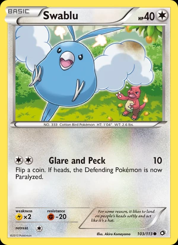 Swablu — Legendary Treasures, Common