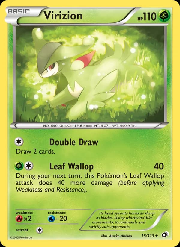 Virizion — Legendary Treasures, Rare