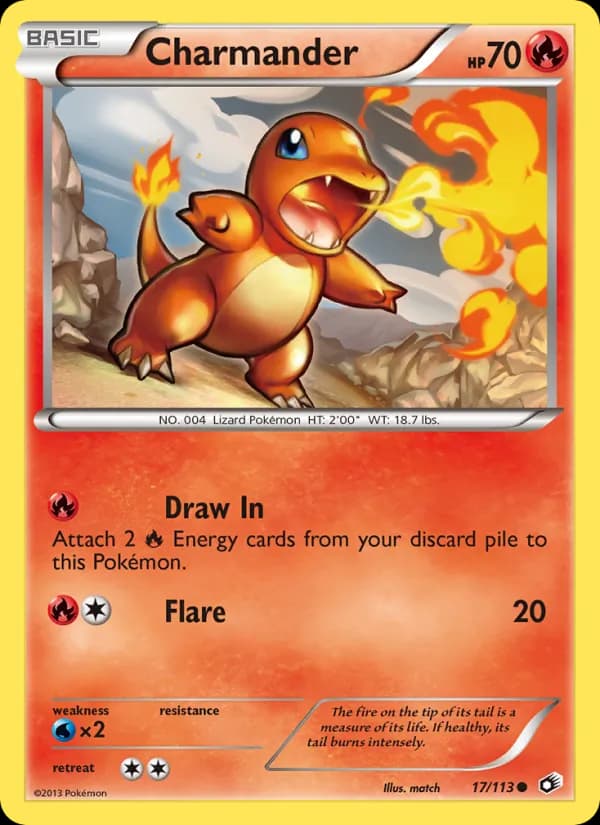 Charmander — Legendary Treasures, Common
