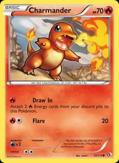 Charmander — Legendary Treasures — Common