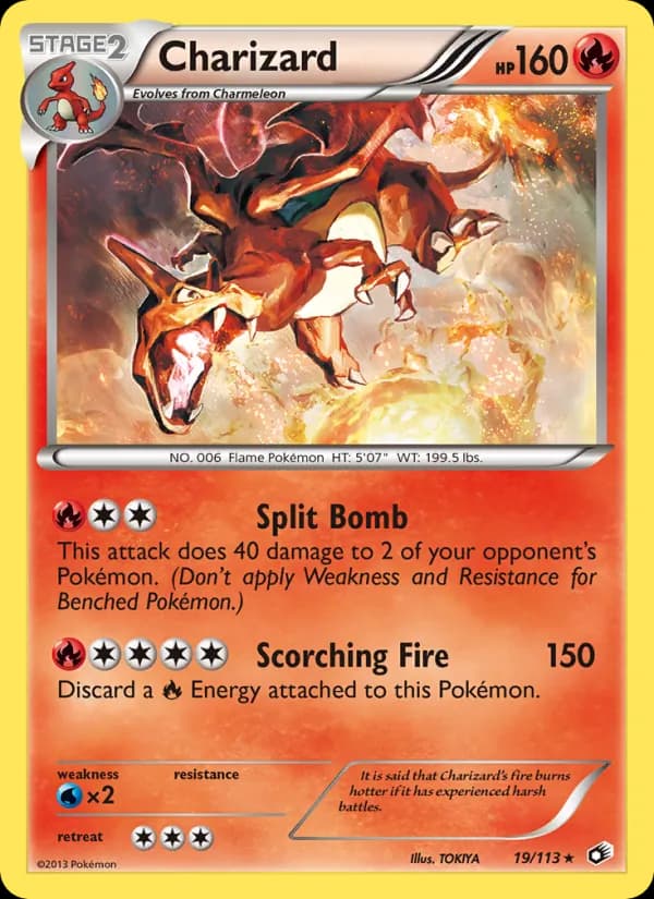 Charizard — Legendary Treasures, Rare
