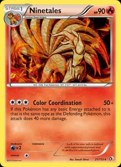 Ninetales — Legendary Treasures — Rare