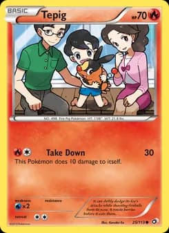 Tepig — Legendary Treasures — Common