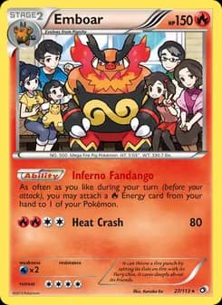 Emboar — Legendary Treasures — Rare