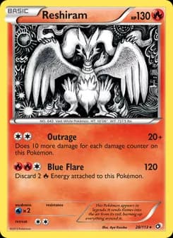 Reshiram — Legendary Treasures — Rare