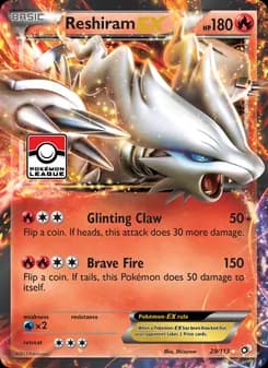 Reshiram-EX — Legendary Treasures — Rare