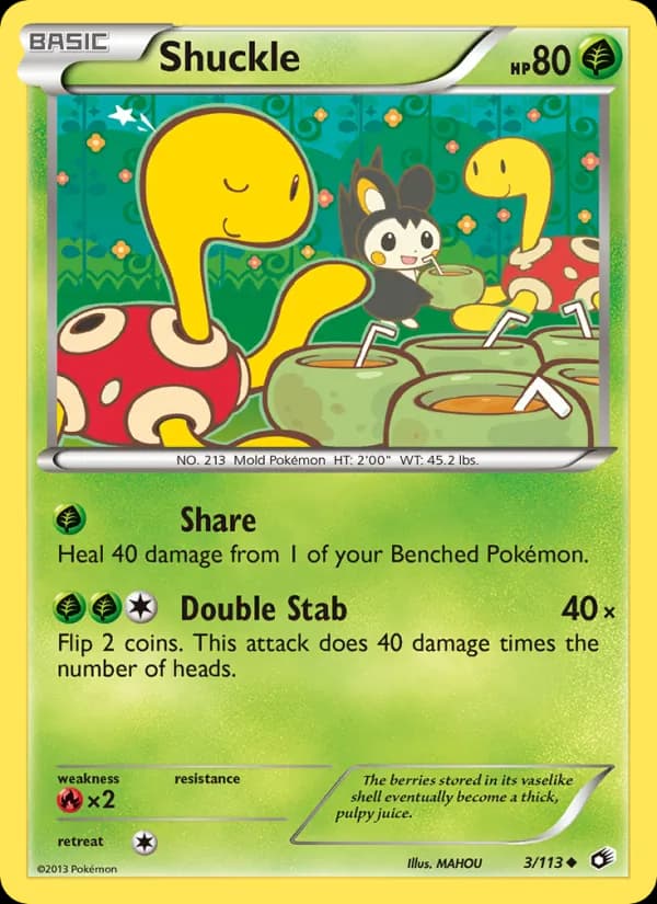 Shuckle — Legendary Treasures, Uncommon