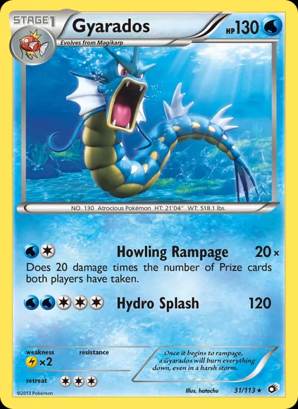 Gyarados — Legendary Treasures, Rare