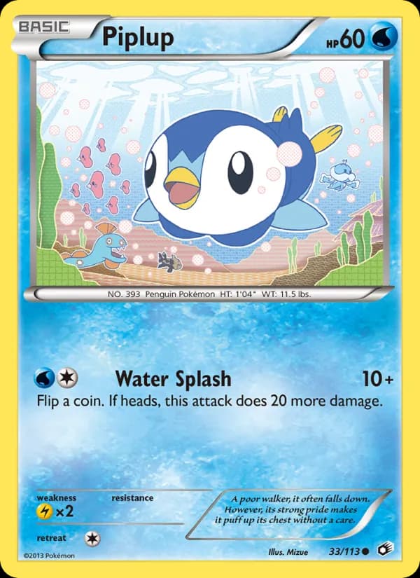Piplup — Legendary Treasures, Common