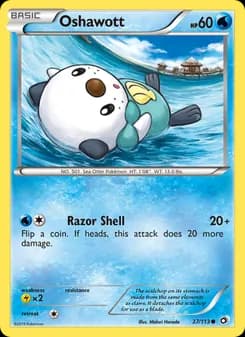 Oshawott — Legendary Treasures — Common