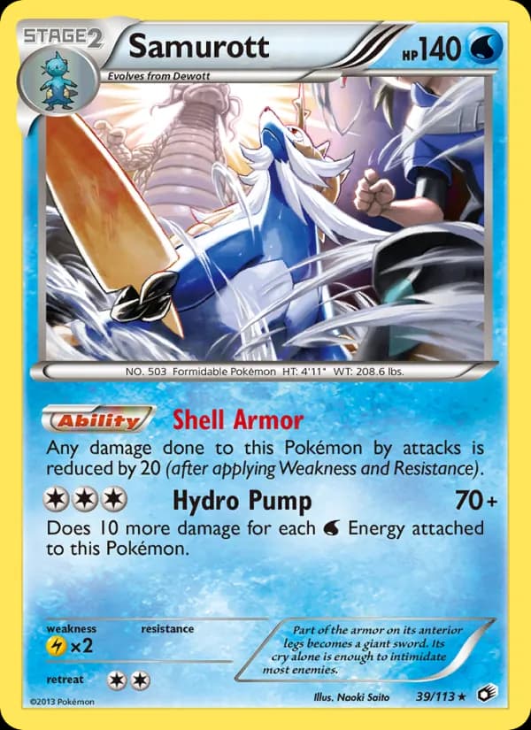 Samurott — Legendary Treasures, Rare