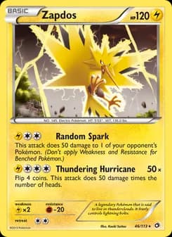 Zapdos — Legendary Treasures — Rare