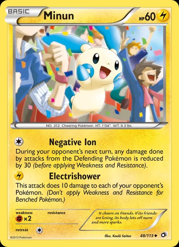 Minun — Legendary Treasures, Uncommon