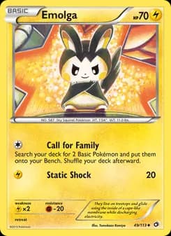 Emolga — Legendary Treasures — Uncommon