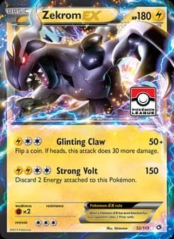 Zekrom-EX — Legendary Treasures — Rare