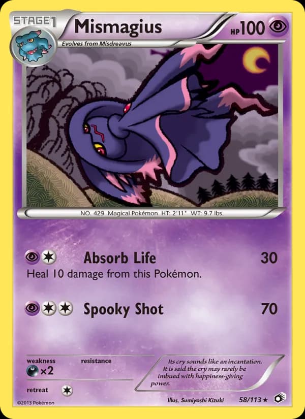 Mismagius — Legendary Treasures, Rare