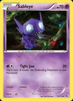 Sableye — Legendary Treasures — Uncommon