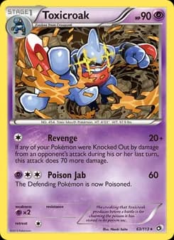 Toxicroak — Legendary Treasures — Rare