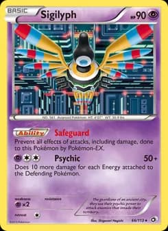 Sigilyph — Legendary Treasures — Rare