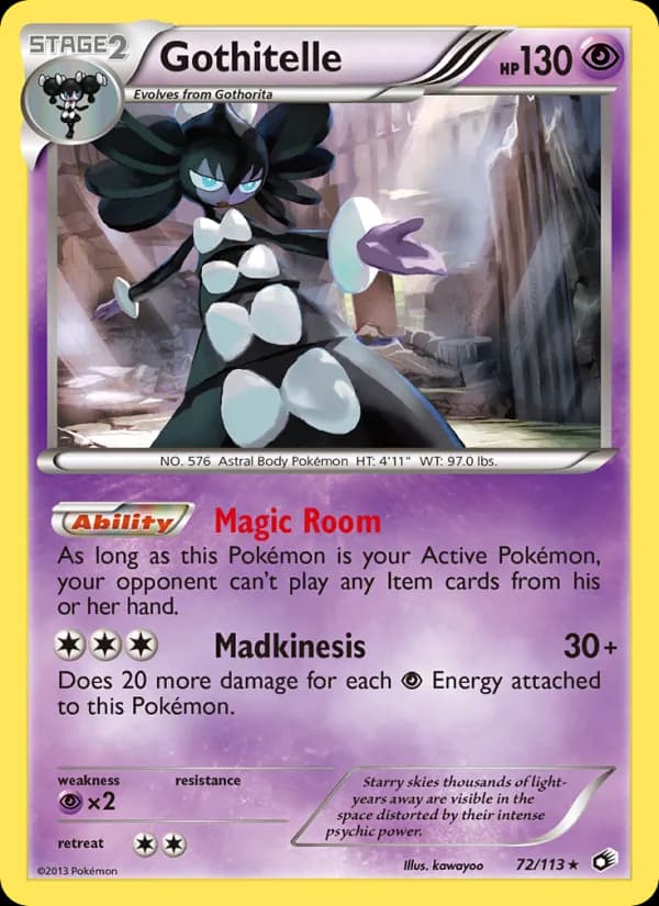 Gothitelle — Legendary Treasures, Rare