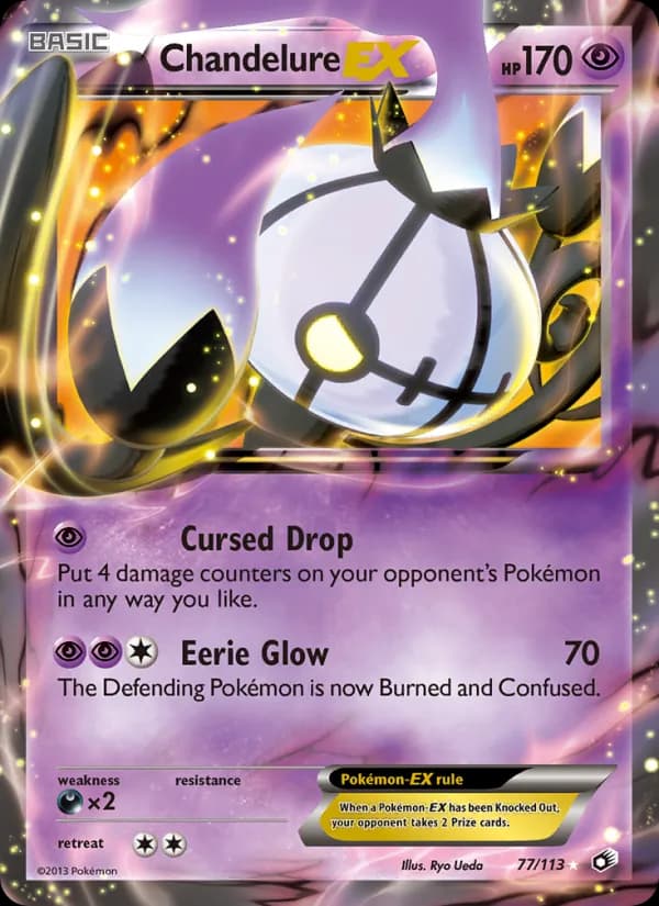 Chandelure-EX — Legendary Treasures, Rare