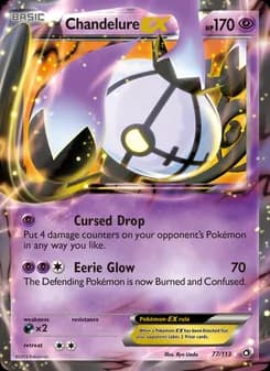 Chandelure-EX — Legendary Treasures — Rare