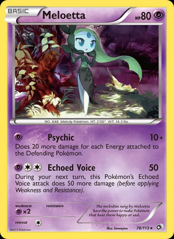 Meloetta — Legendary Treasures, Rare