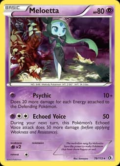 Meloetta — Legendary Treasures — Rare